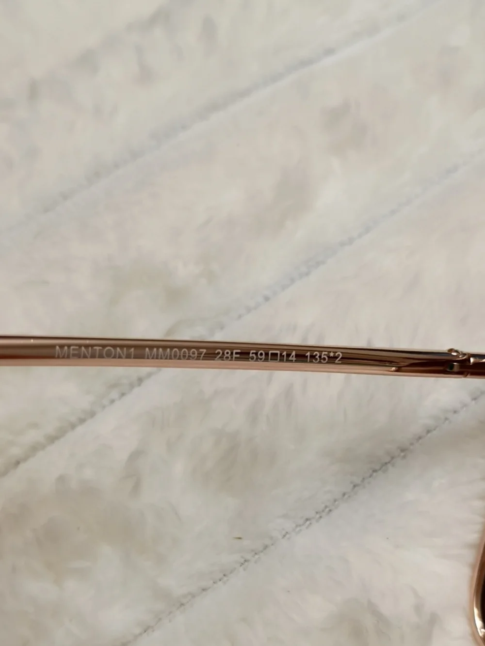MaxMara MM 0097 Gold-Tone Frame Sunglasses with Brown Gradient Lenses Sunnies